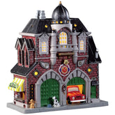 Lemax Lighted Buildings Lemax Caddington Fire Brigade, B/O LED